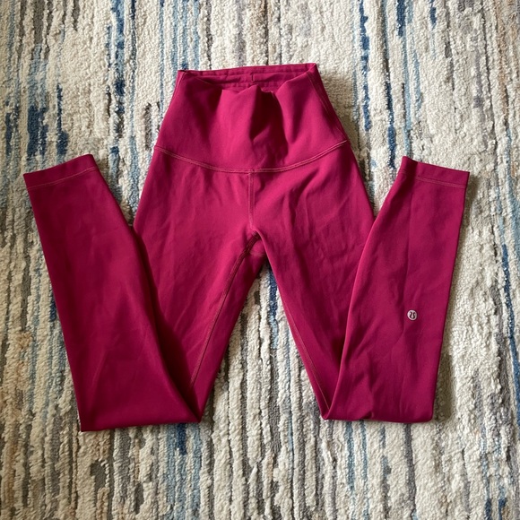 lululemon athletica Pink Leggings 2 - Picture 1 of 4